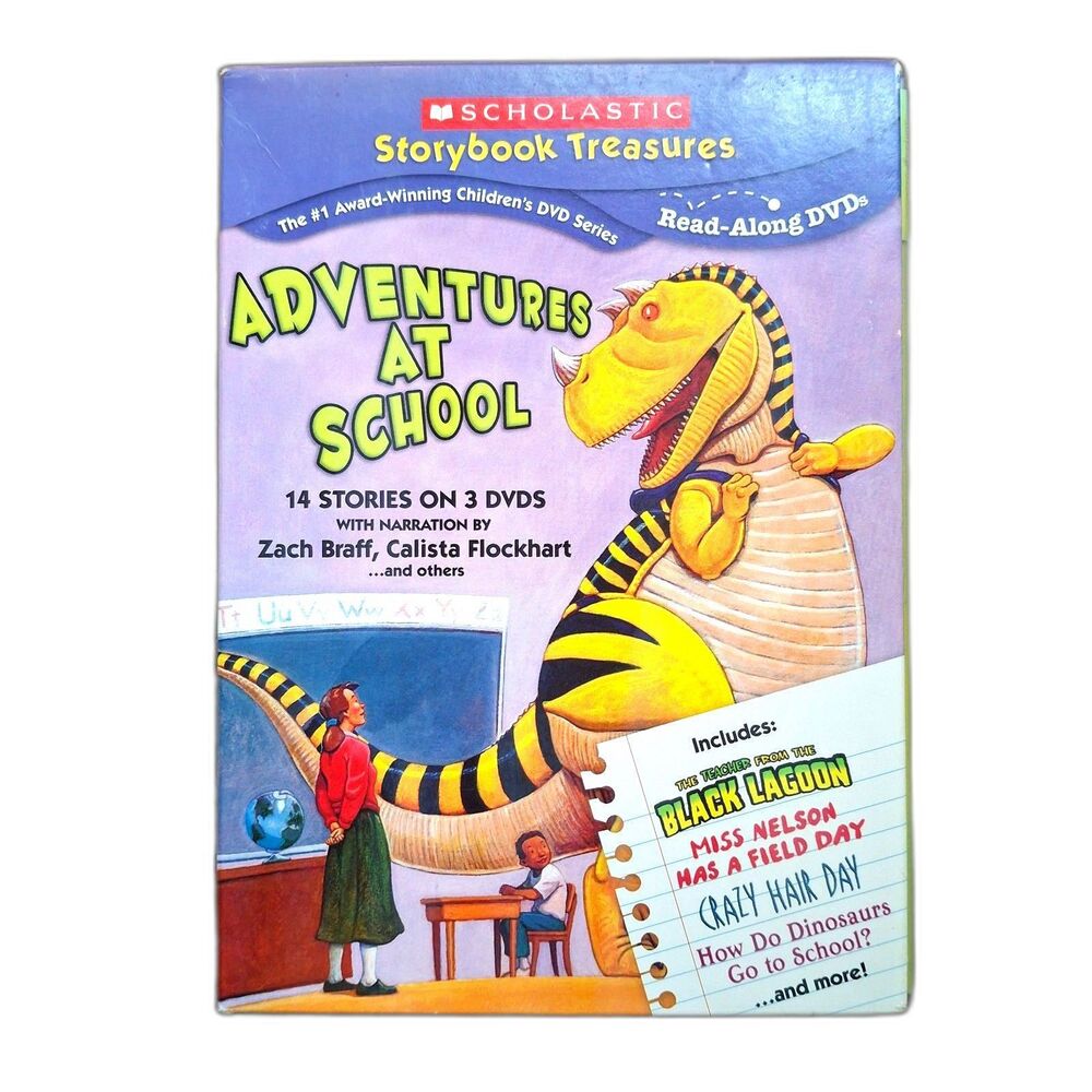 Scholastic Storybook Treasures: Adventures at School 3-DVD Read-Along Set
